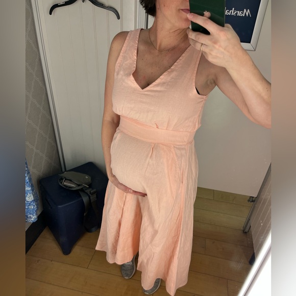 Cynthia Rowley Linen Midi Dress - Picture 7 of 7